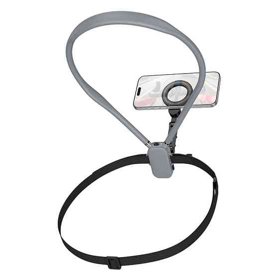 Кріплення для телефона на шию HOCO K31 Campo magnetic neck-hanging holder Black Gray Одеса
