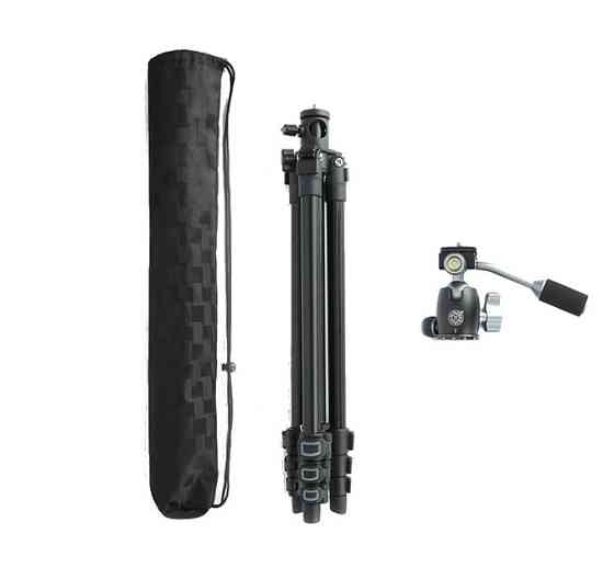 Штатив для предметної зйомки з подвійним кріпленням 49-154см QZSD Q202F Київ