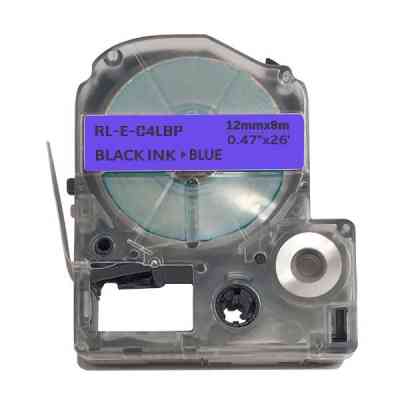 Лента для принтера этикеток UKRMARK RL-E-C4LBP-BK/BL, аналог LC4LBP. 12 мм х 8 м (900262) Винница