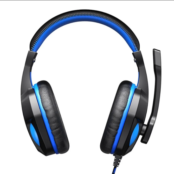 Навушники Havit HV-H763d з мікрофоном AUX чорний/синій Житомир - изображение 3