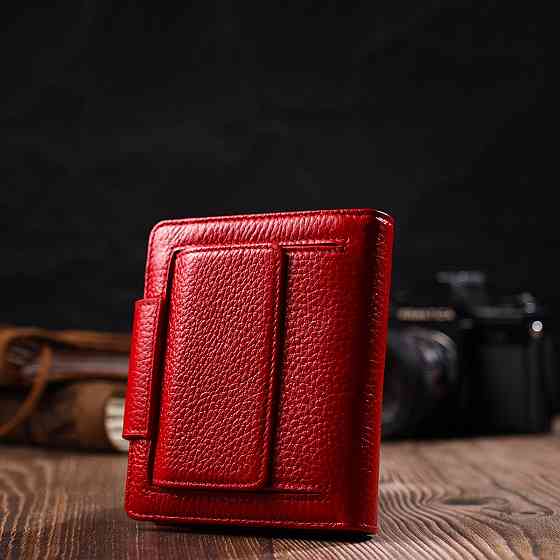 Оригінальний жіночий гаманець з натуральної шкіри Tony Bellucci 22017 Червоний Київ