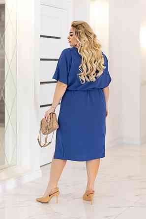 Летнее платье с поясом Fanta Батал 50-52, Джинс Киев