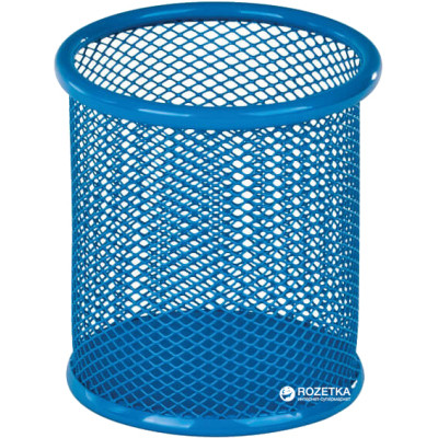 Подставка для ручек Kite круглая металлическая 80х80х100мм, голубая (K17-2110-07) Винница - изображение 1