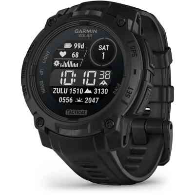 Смарт-часы Garmin Instinct 3, Tactical, Solar, 45mm, Black, GPS смарт-годинник (010-02934-50) Винница