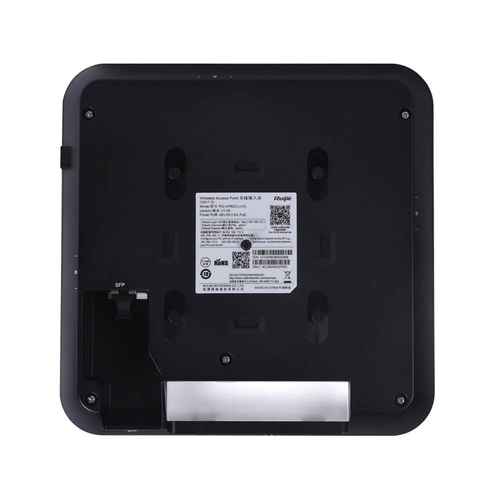 Точка доступу Ruijie RG-AP820-L(V3) внутрішня дводіапазонна з Wi-Fi 6 Київ - фото 4