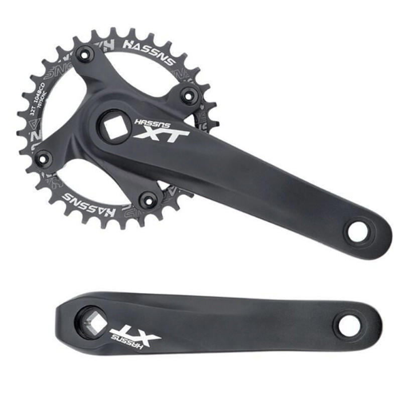 Велосипедный шатун Hassns XT 38 зубов 170 мм разборной Бровары - изображение 1