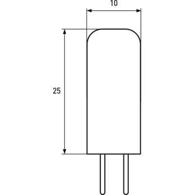 Лампочка Eurolamp LED силикон G4 2W 4000K 12V (LED-G4-0240(12)) Винница