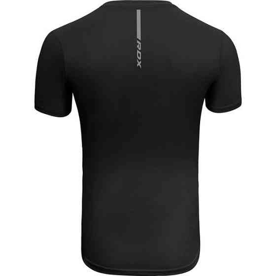 Спортивна футболка RDX T2 із короткими рукавами S Black Кам'янське