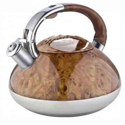 Чайник газовый нержавейка Edenberg, Чайник металлический со свистком Качественный металлический TW-11 Львов