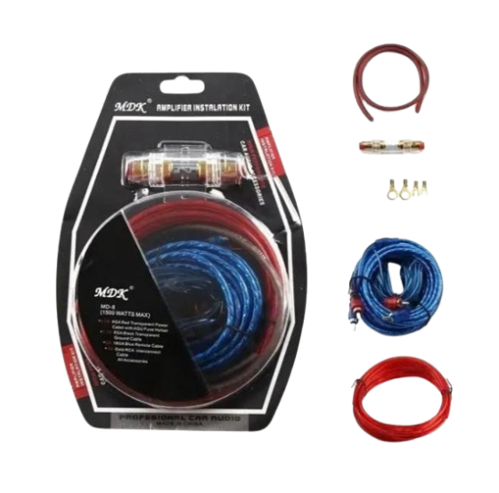 Набор проводов для установки сабвуфера MD-8 kit 1200W Винница