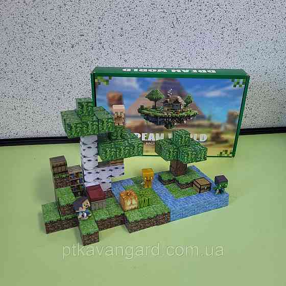 Конструктор магнітний Майнкрафт 111 магнітних блоков Dream World LZCK 069 Хмельницький