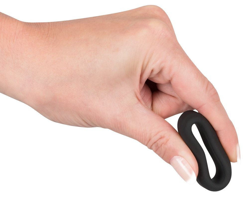 Ерекційне кільце - Black Velvets Cock Ring, 2,6 см Sex Aura Київ - фото 4