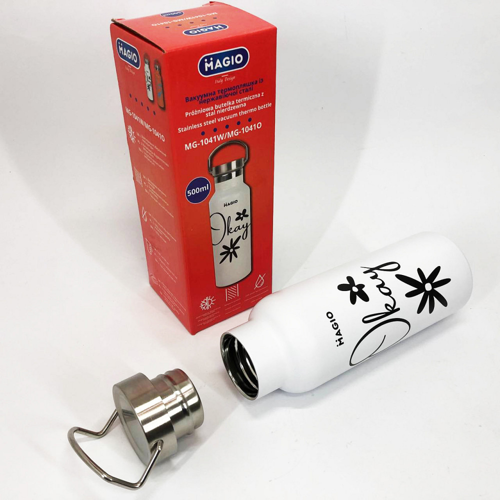 Термос похідний для напоїв Magio, Термокружка для напоїв води Термос питний гарячих AV-94 Івано-Франківськ - фото 3