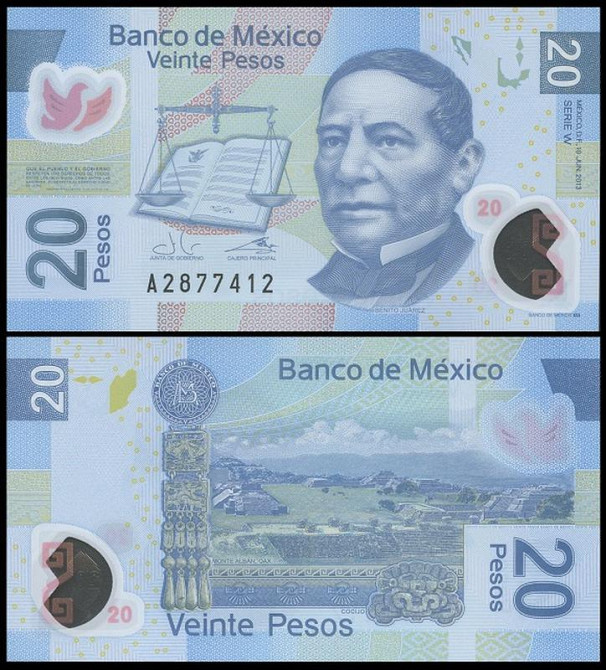 Mexico Мексика - 20 Pesos 2013 UNC Полтава - фото 1