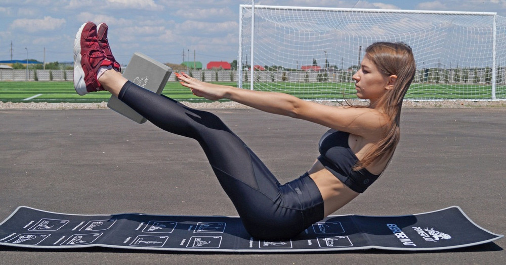 Блок для йоги PowerPlay 4006 Yoga Brick Сірий Луцьк - фото 8