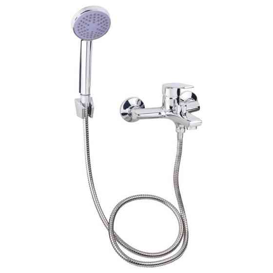 Змішувач для ванни Lidz (CRM) 19 46 006-1 New з душовим гарнітуром (LIDZCRM19460051) Київ