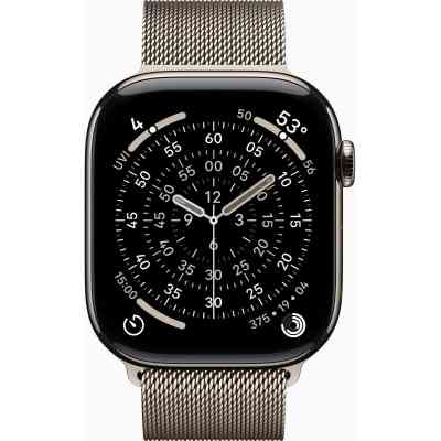 Смарт-часы Apple Watch Series 11 GPS + Cellular 46mm Natural Titanium Case with Natural Milanese Loop - M/L (MFD04RK/A) Винница