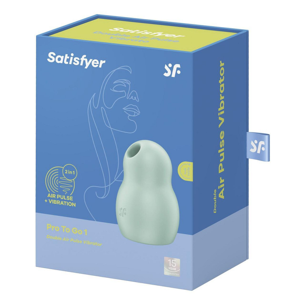 Вакуумный стимулятор с вибрацией Satisfyer Pro To Go 1 Mint Sex Aura Киев - изображение 7