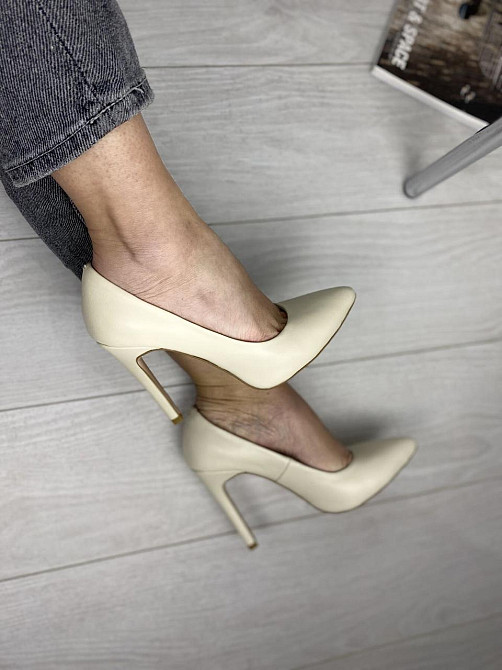 Nivelle Туфлі жіночі NIVELLE бежеві натуральна шкіра каблук 11 см 36р. 39р. (1740/10502-10512) Коломыя - изображение 2