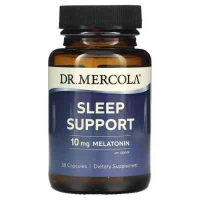 Амінокислота Dr. Mercola Підтримка сну з Мелатоніном, 10 мг, Sleep Support, 30 капсул (MCL-21045) Вінниця