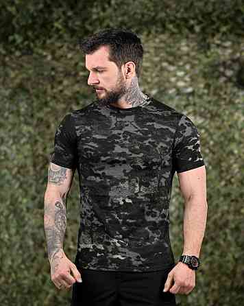 ХЛОПКОВА тактична футболка PATRIOT MultiCam black ДЛ6383 Київ