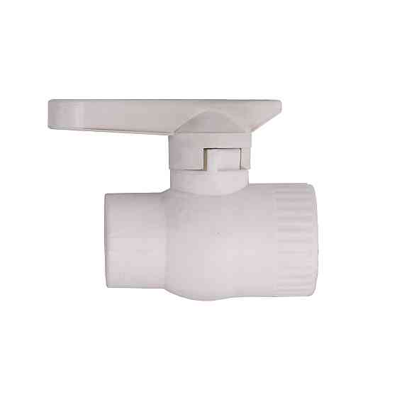 Кран шаровый Kalde PPR (латунь) ф25x3/4 вн. (белый) 21010 (000021529) Киев