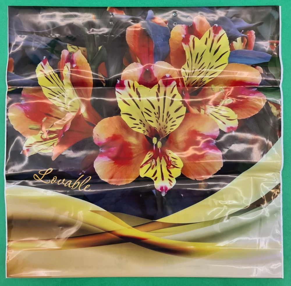 Полиэтиленовый пакет (40х40) с пластиковой ручкой  