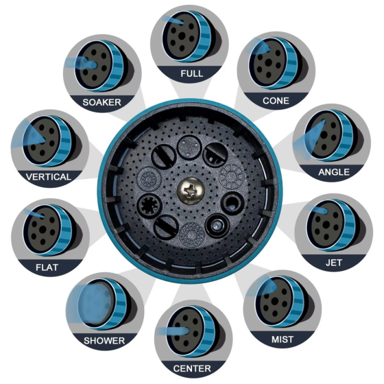 Шланг для саду та городу поливний робоча довжина до 60 м, набір з розпилювачем та мішком для зберігання, розтяжний садовий Кам'янець-Подільський