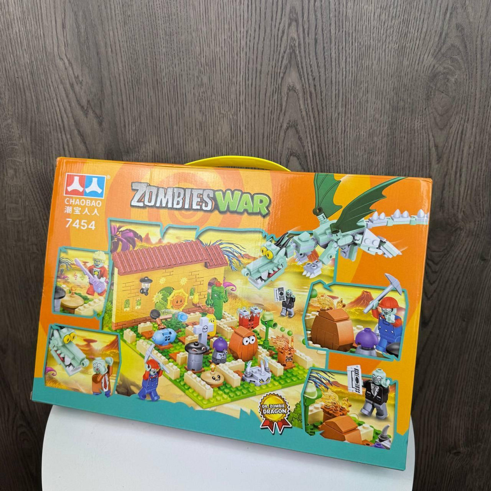 Дитячий конструктор Рослини проти Зомбі 7454 лего Plants vs Zombies фігурки 416 дет дракон ( 24703 ) Харків - фото 6