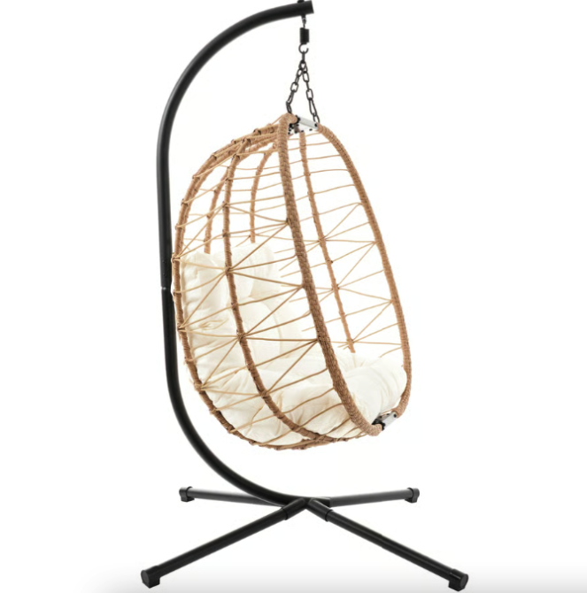 Підвісне крісло-кокон Di Volio Corta одномісне бежевий Киев - изображение 8