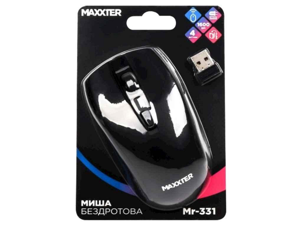 Мишка бездротова компютерна Mr-331 ТМ Maxxter Київ - фото 1