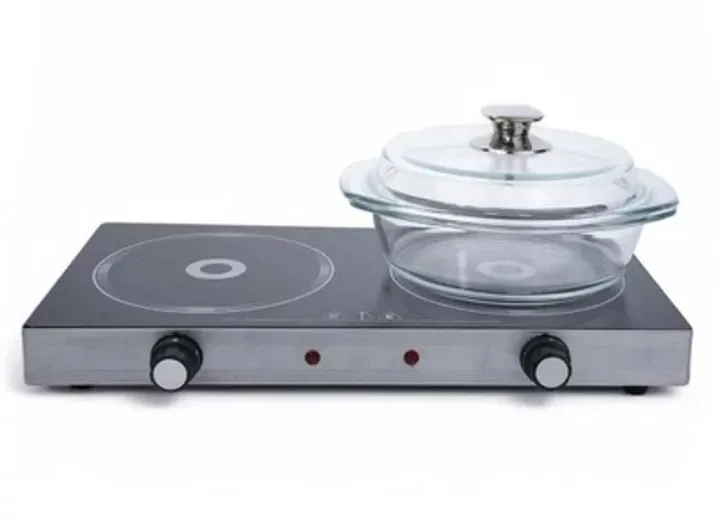 Двухконфорочная индукционная плита SK-224 2400 Вт энергоэффективная безопасная удобная для кухни Одеса - фото 4