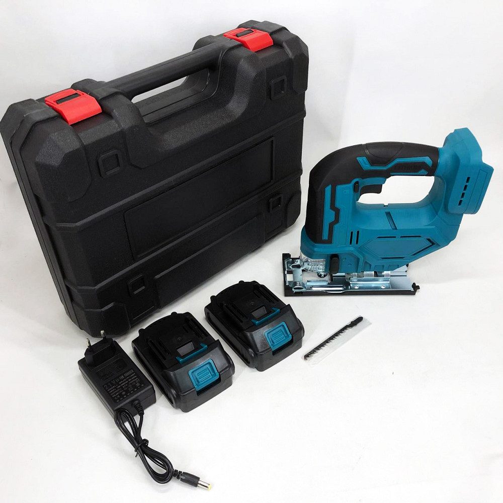 Аккумуляторный бесщеточный лобзик 24V с 2 АКБ в пластиковом кейсе с регулировкой скорости и угла наклона FE-71 Ивано-Франковск - изображение 8