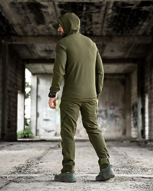 Эластичная тактический костюм agony олива  ВТ6860 Одесса - изображение 4