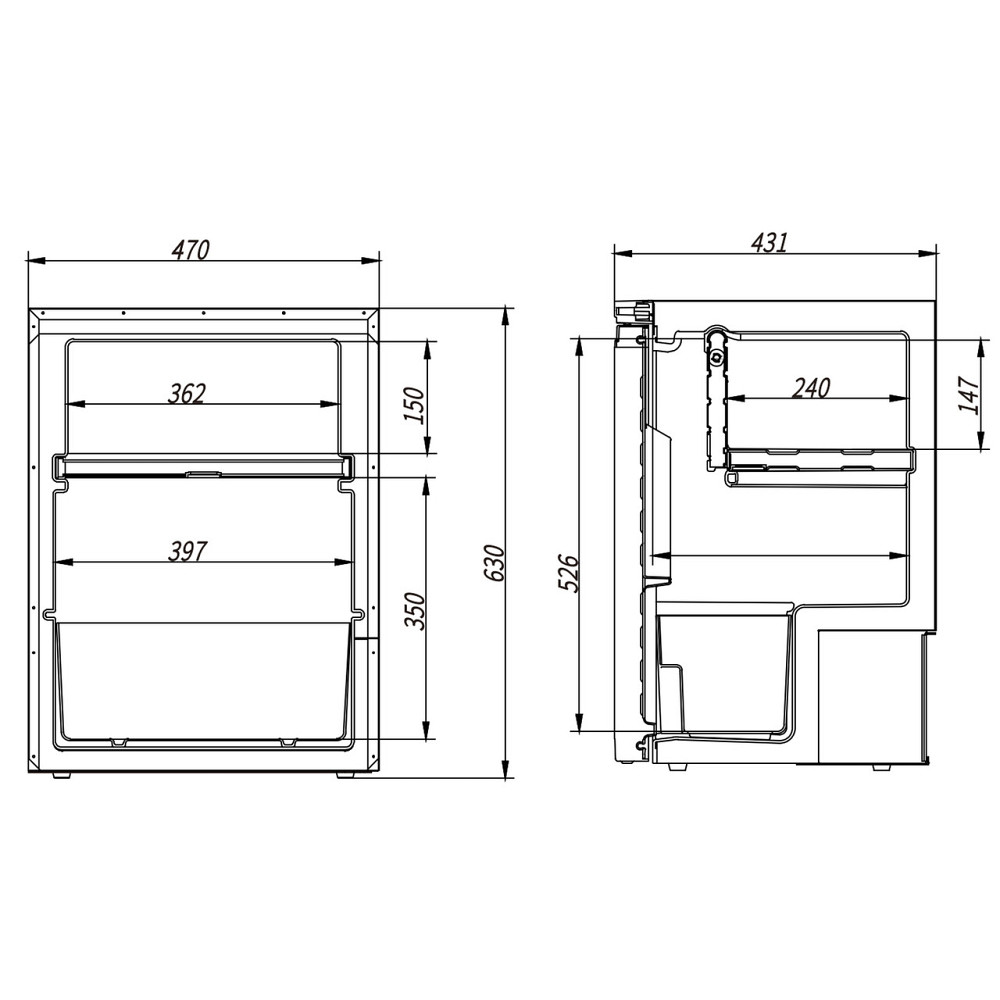 Компрессорный автохолодильник Alpicool CR65X (59 литров). До -20 ℃. (12, 24 вольт) Киев - изображение 6