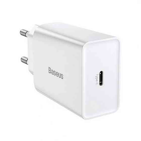 Мережевий зарядний пристрій Baseus Speed Mini Quick Charger 1C 20W EU White Київ