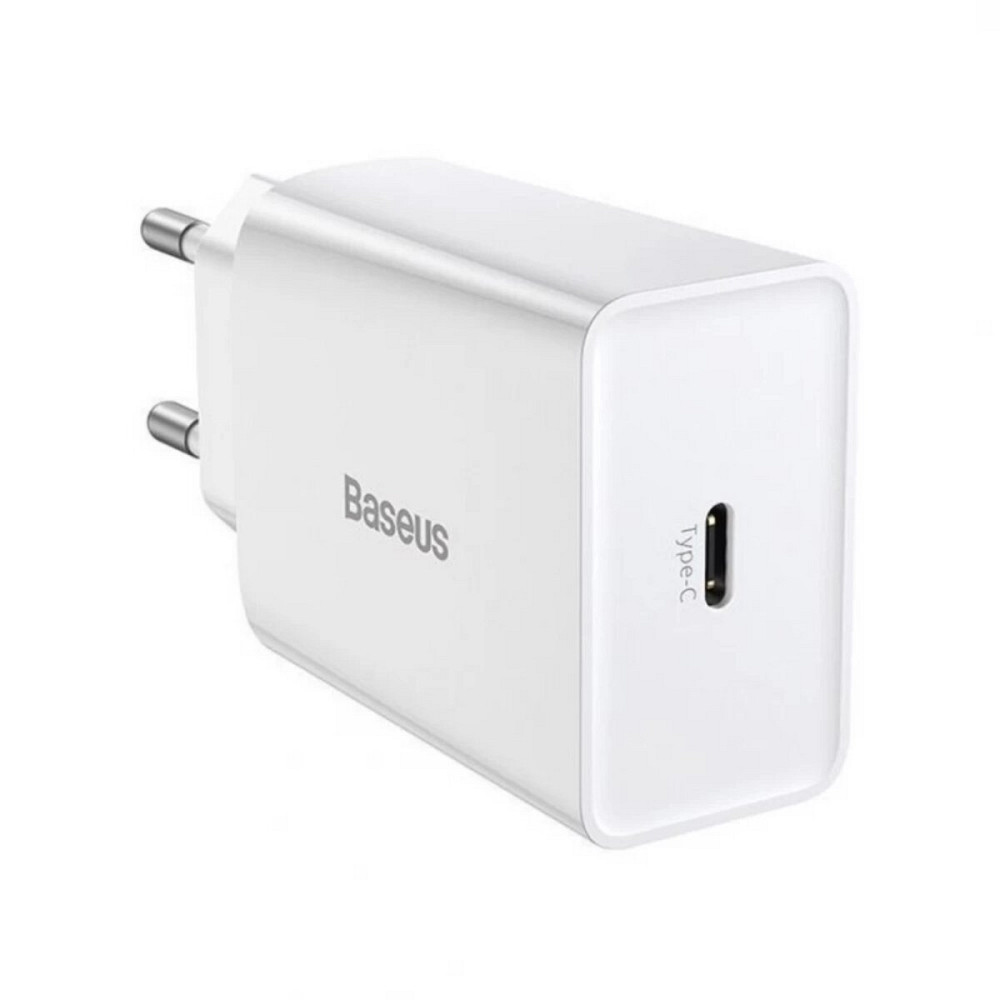 Мережевий зарядний пристрій Baseus Speed Mini Quick Charger 1C 20W EU White Київ - фото 3