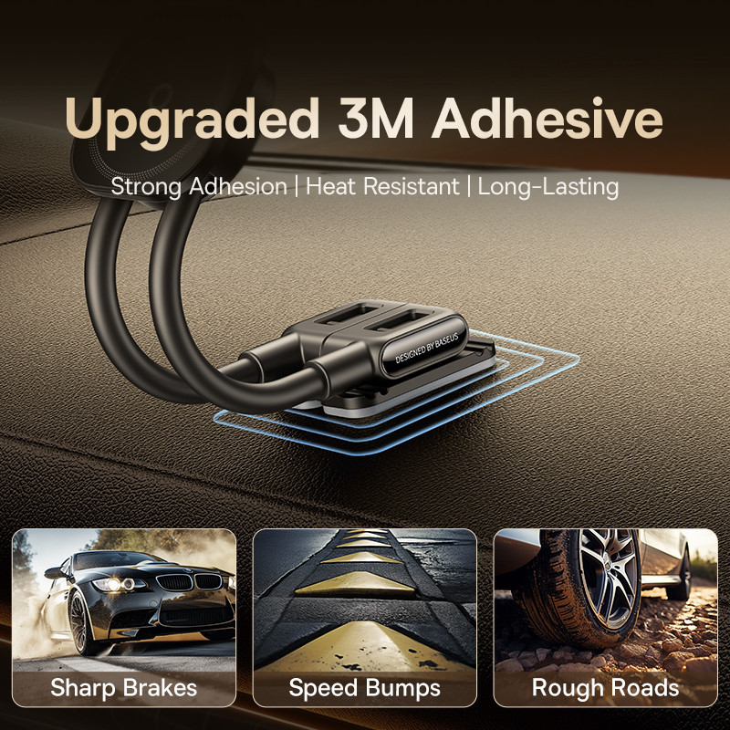 Автотримач для телефону Baseus PrimeTrip, магнітний, чорний Київ - фото 7