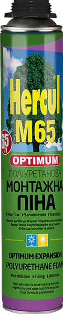 Піна професійна "HERCUL M65 Mega" всесезонна 850 мл/930г Харків - фото 1