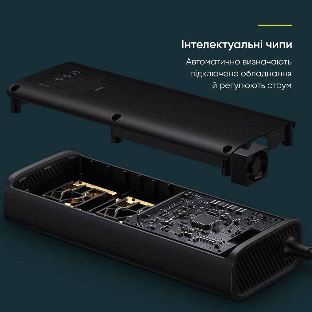 Автомобільний інвертор Baseus In-car Inverter 150W (220V CN/EU) Black Київ - фото 10