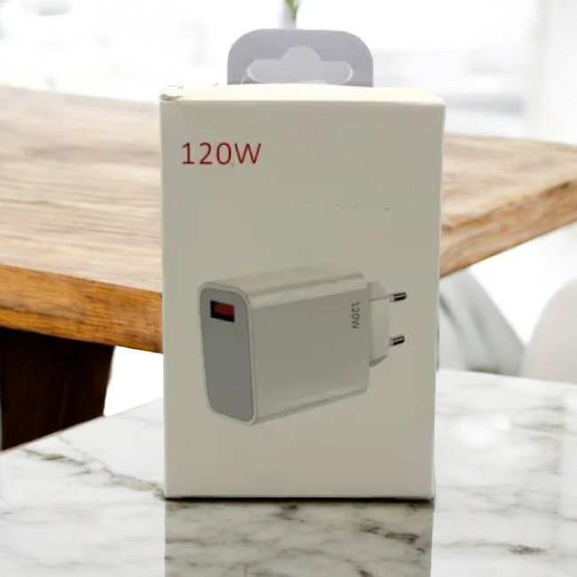 Адаптер для заряджання USB Type-C 120W 100-240 В Одеса - фото 1