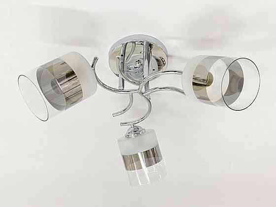 VALESO Стельова Люстра на 3 плафони VALESO 6978B/3 (Хром) Коломия