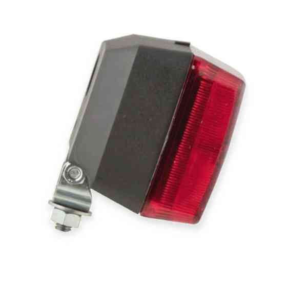 Фара прямоугольная 140х75мм P21W 12-24В 70W красная противотуманная Мукачево