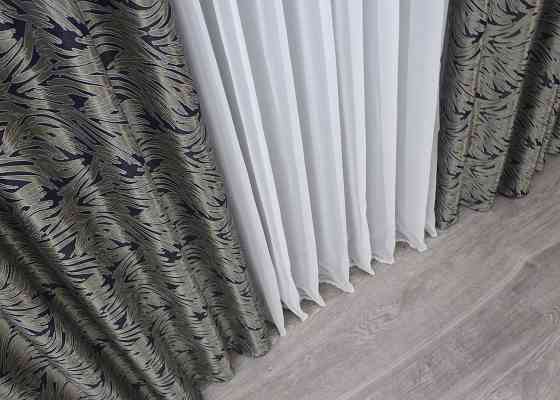 Шторная ткань жаккард 