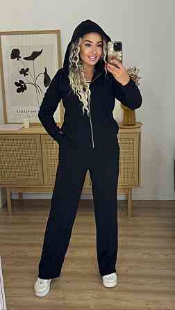 Женский теплый прогулочный костюм двойка: кофта и штаны вязка на трикотажной основе Одесса