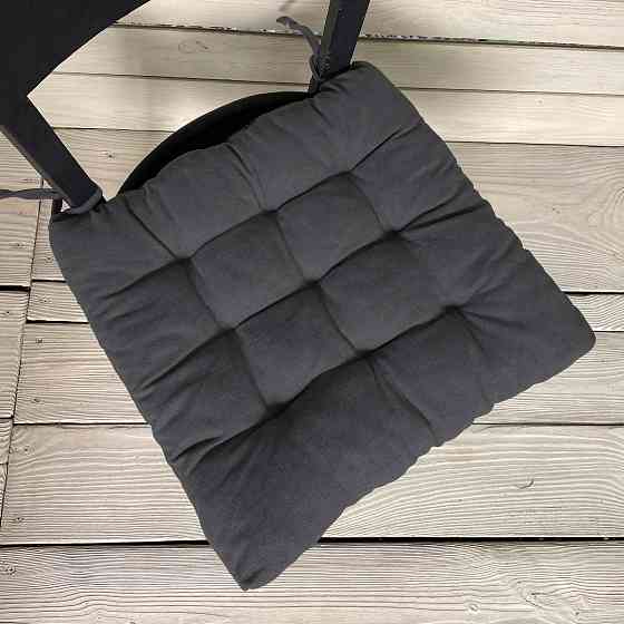 Подушка для стільців (40x40х5 см) Decorator Sparta колір темно-сірий 84-070 Київ