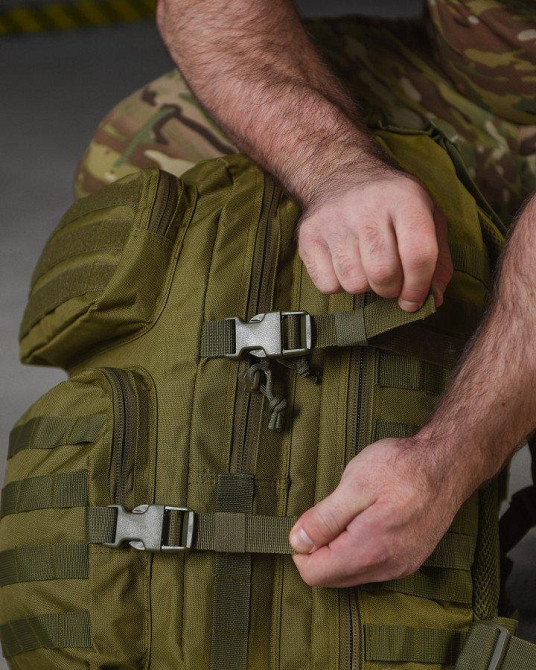 Тактический штурмовой рюкзак thirst oliva ПР2725 Одесса - изображение 3