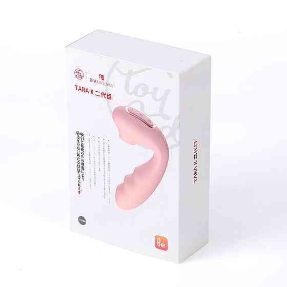 Вибратор с вакуумом и управлением со смартфона BeYourLover Tara X 2, 13,9 × 8 см Sex Aura Киев
