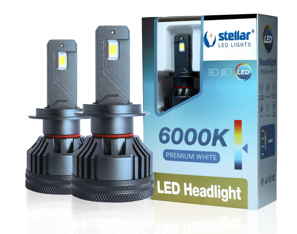 LED автолампи H7 STELLAR M65 Pro 65W 6000K 12–30V CANBUS EMC (комплект 2 шт.) Вінниця - фото 8