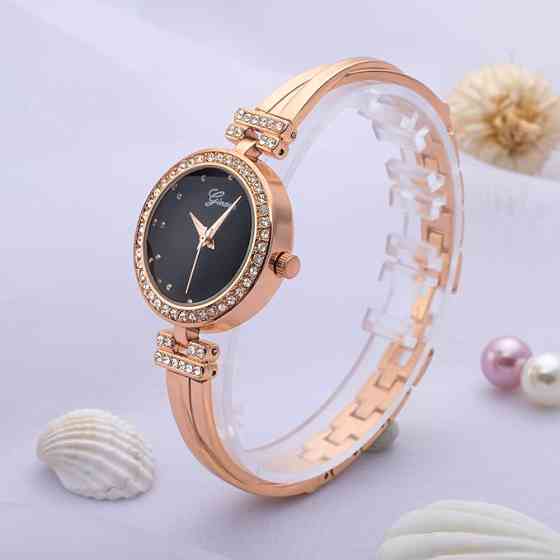 Наручний жіночий годинник з двома браслетами із нержавіючої сталі Ginave g-016 Луцьк